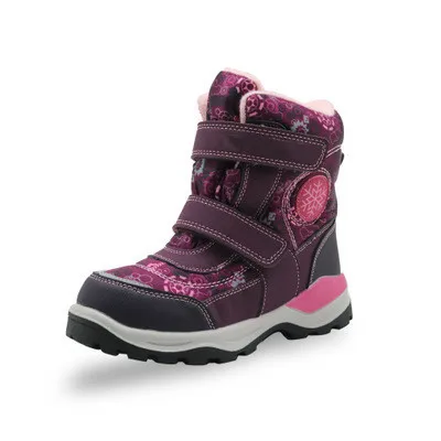 Amazon, оптовая продажа, модные детские милые теплые зимние сапоги, TPR подошва, нейлоновые Водонепроницаемые зимние сапоги