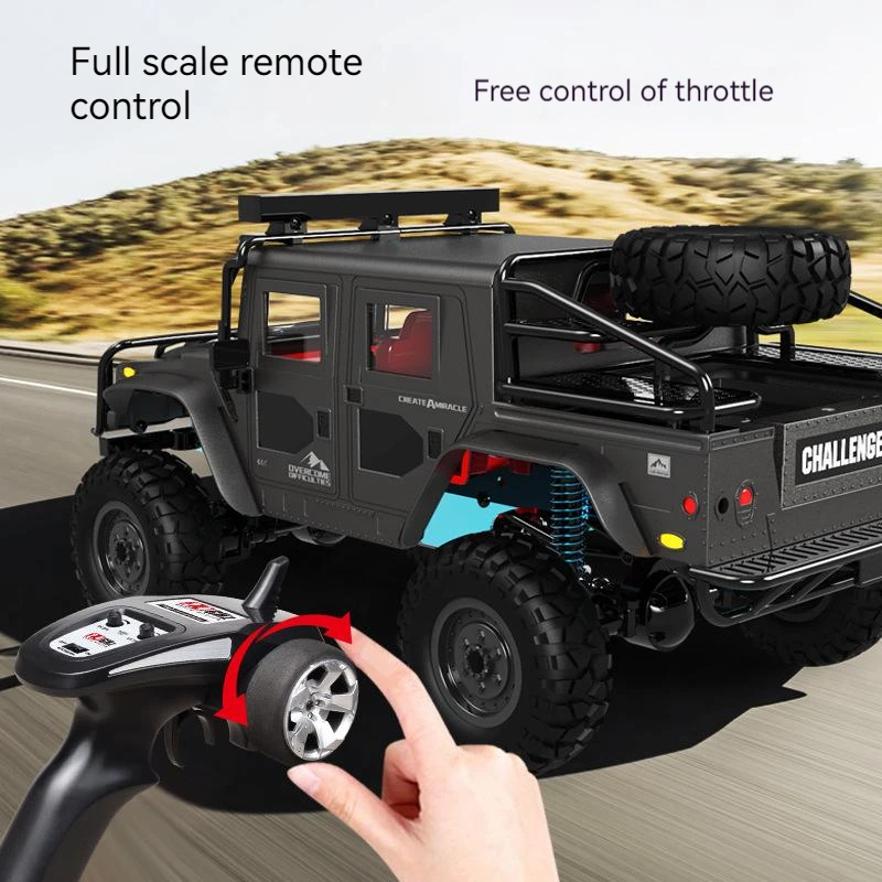 High Speed 4WD Crawler Alloy Metal Model SUV Waterproof Climbing Off Road RC Drift Truck Radio Remote Controller Car For Kids