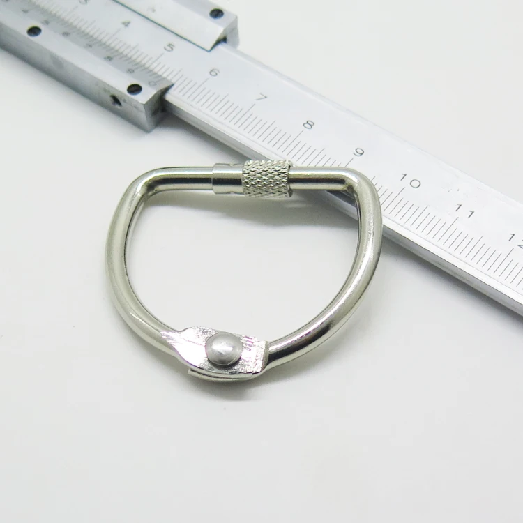 YIWANG Hot Sale Iron 50mm Hardware Key Chain Lock Ring With Screw