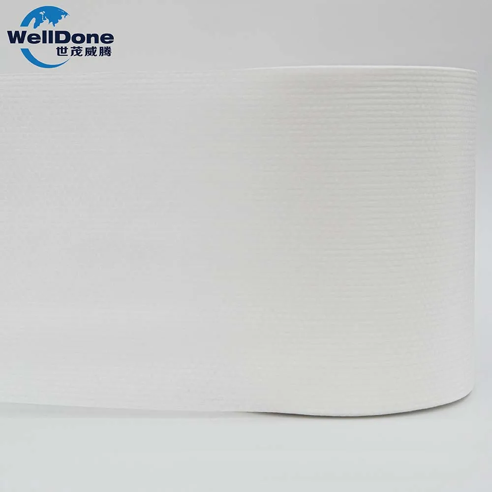 WELLDONE  spunlace nonwoven fabric for wet wipe wet non-woven 100% soft nonwoven