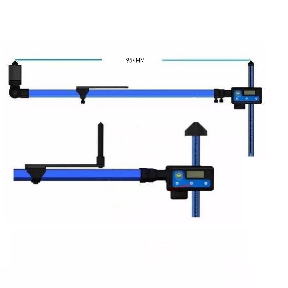 High precision CNC display 2D car body measuring rule for Automotive sheet metal repair Beam calibration