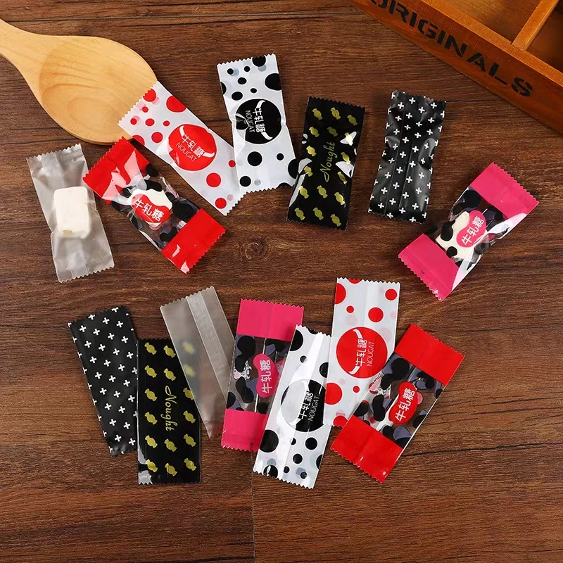 Wholesale Low Price Clear And Frosted Back Seal Bread Plastic Bag