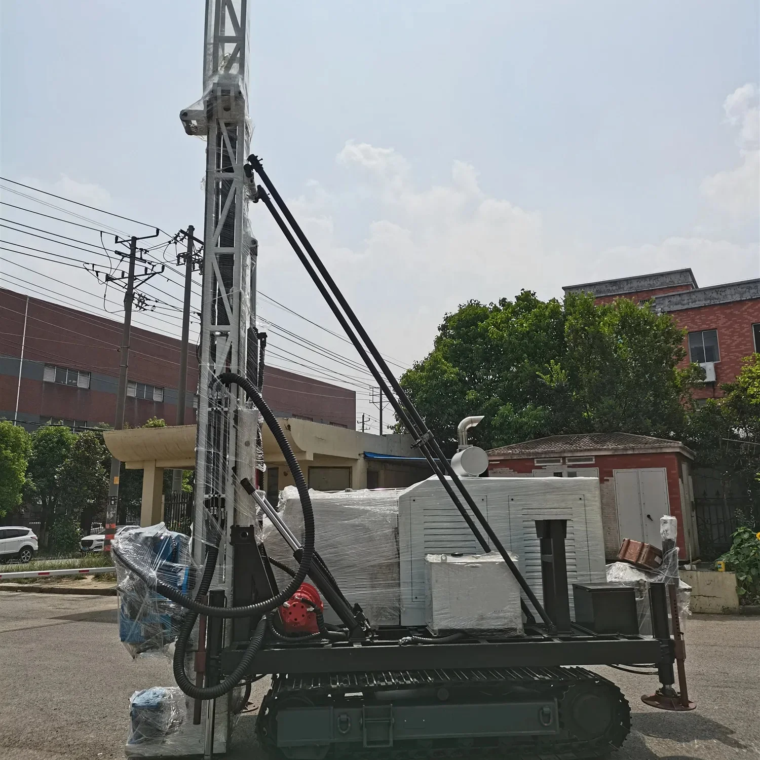 NQ BQ hydraulic core drilling rock drill rig sampling machine for sale 200m 100m Core Drilling Rigs