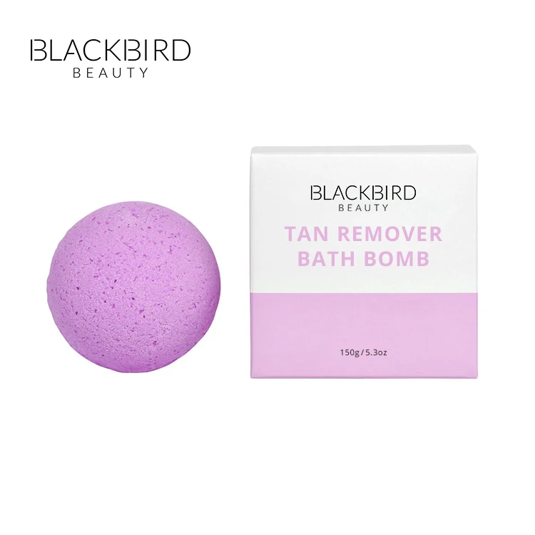 Tan Removal Bath Bomb Customized Fake Tan Remover OEM/ODM Organic Exfoliating Bubble Bath Bombs Private Label