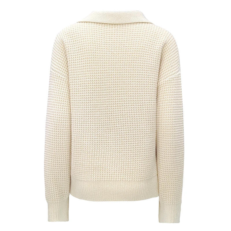 100% chunky wool knit women jumpers casual style alpaca jumper woolen knitted cardigan sweater coat female