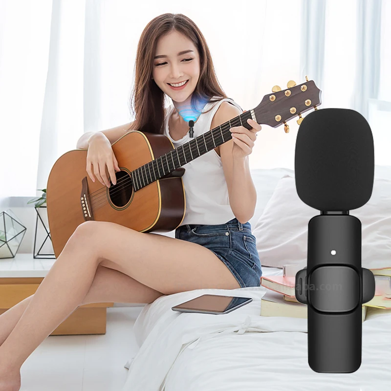 Мини 2 4g беспроводной микрофон Youtube камера нагрудные телефона конференции Wi-Fi для