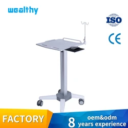 MA- Hospital Medical Mobile Adjustable Height ECG meidcal Cart Patient mobile trolley