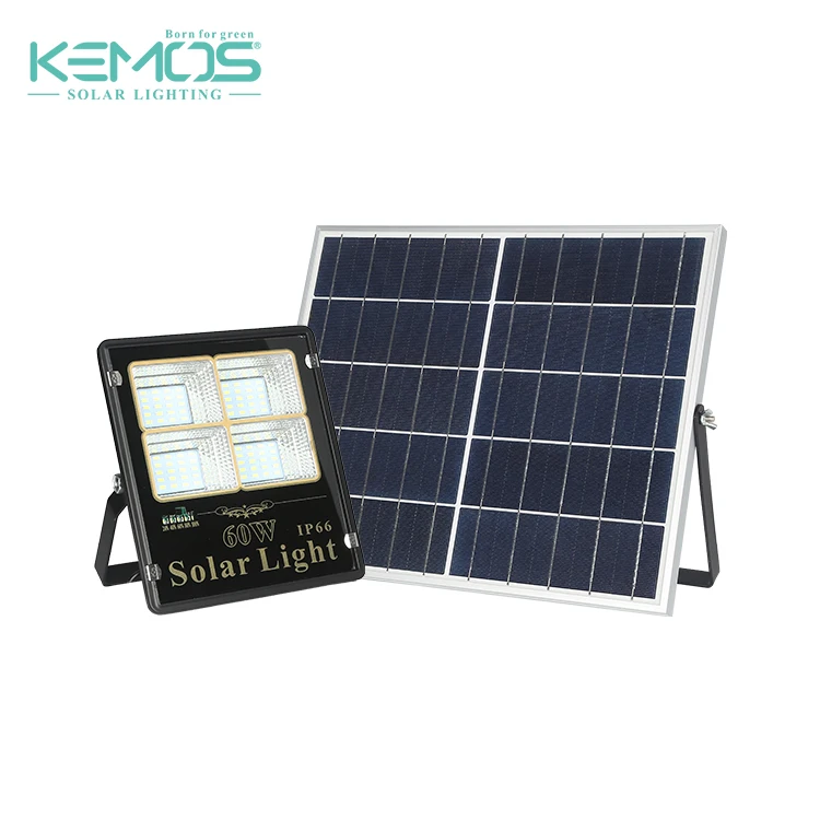 
Good Quality High Lumen IP66 Solar Floodlight 30 60 100 200 300 W Outdoor Led Lighting Solar Wall Light 