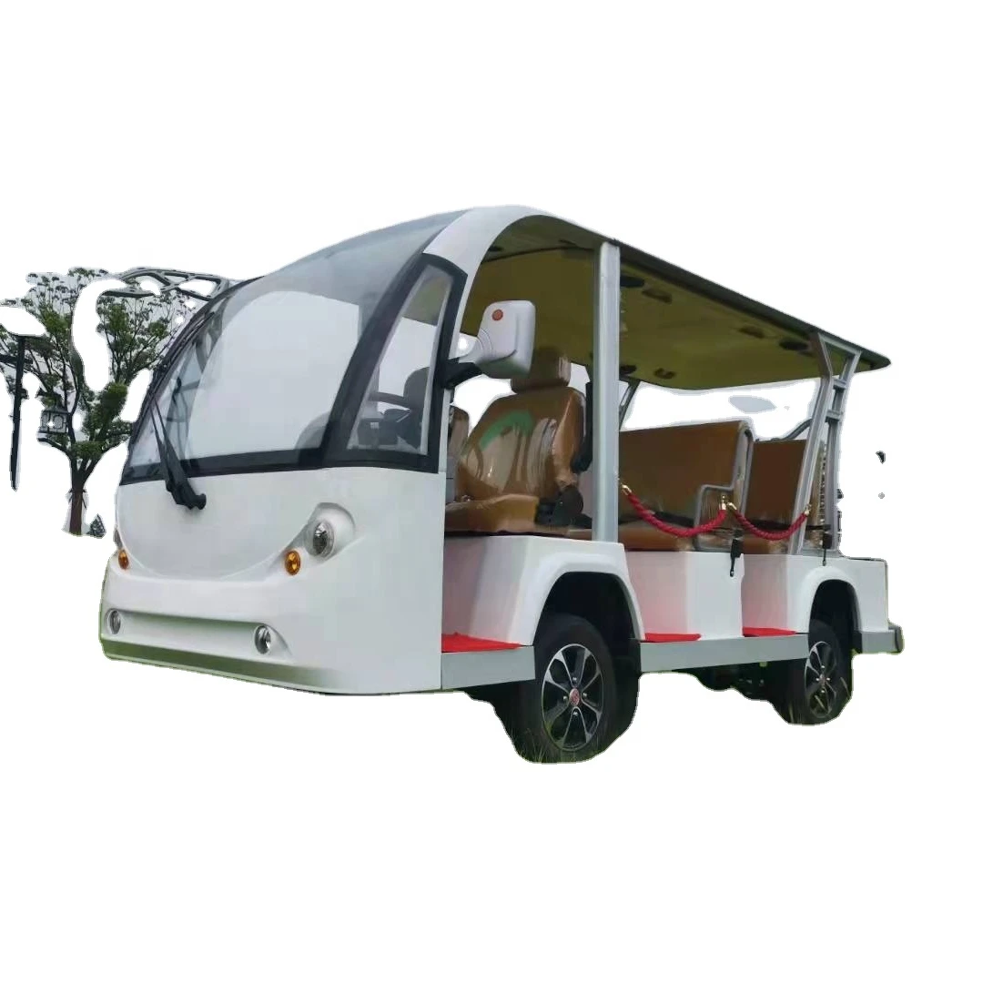 Custom 8 Passenger Shuttle Bus 72V Li-ion Battery Electric Bus  Sightseeing bus Customized  Color