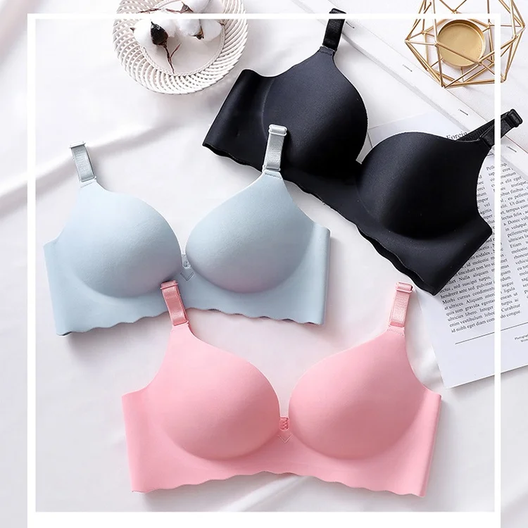 2228 Low Price Wireless Gather Thin Cup Brassiere No Wire Push Up Bra Seamless Bras Women