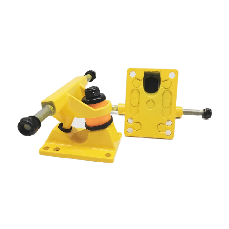 Die Casting 3.25' 80mm Plastic and Penny Board Truck with Yellow Color Paint