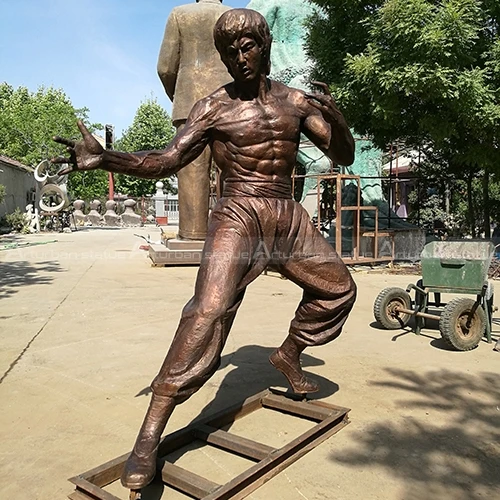 Bruce lee statue for sale famous action Hong Kong figure World Kung Fu Star Bruce lee statue