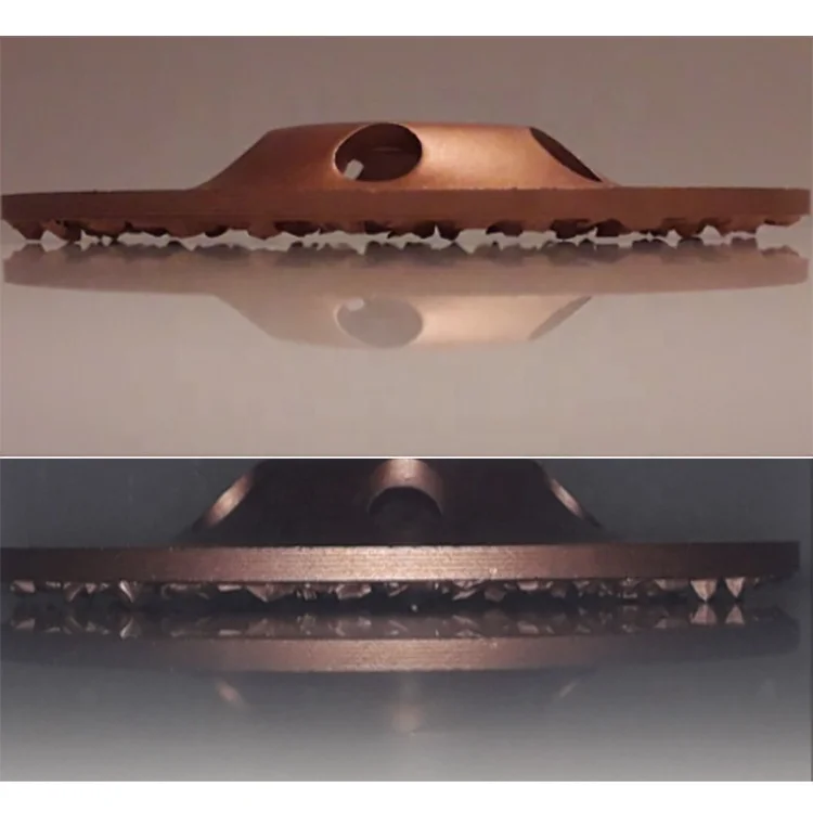 4 Inch 100mm Brazed Diamond Cutting and Grinding Disc Suitable for Polishing Stone, Tire and Rubber