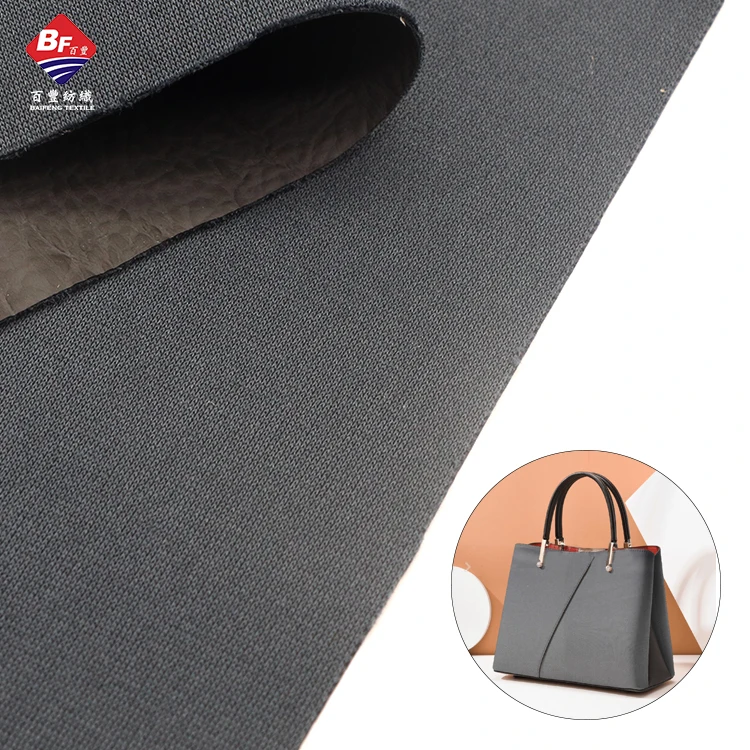 New Arrival PU Faux Fabric 100%Polyester 290GSM Windproof Synthetic Leather Fabric For Bag And Coat