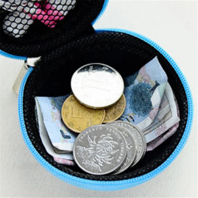 Лидер продаж, цветной водонепроницаемый переносной чехол для наушников EVA на молнии