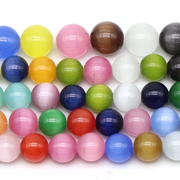 Artificial opal beads loose beads for jewelry making
