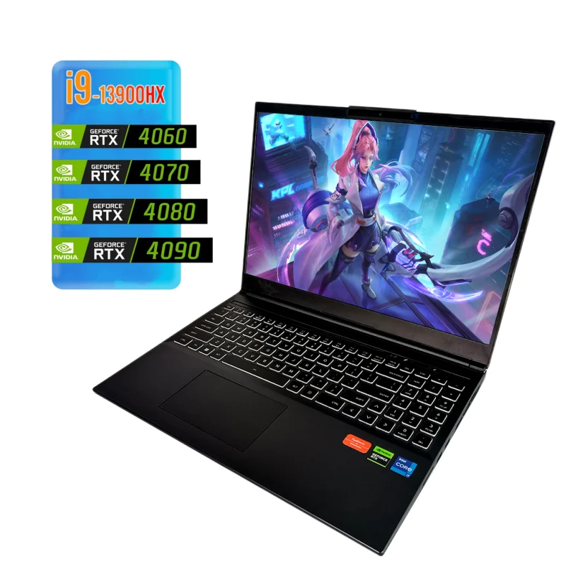 2023 High Refresh Rate 165HZ 17 inch RTX 4080 4090 12GB Video Card DDR5 WIFI6 Intel Core i9 13th Generation RGB Gamer Laptop