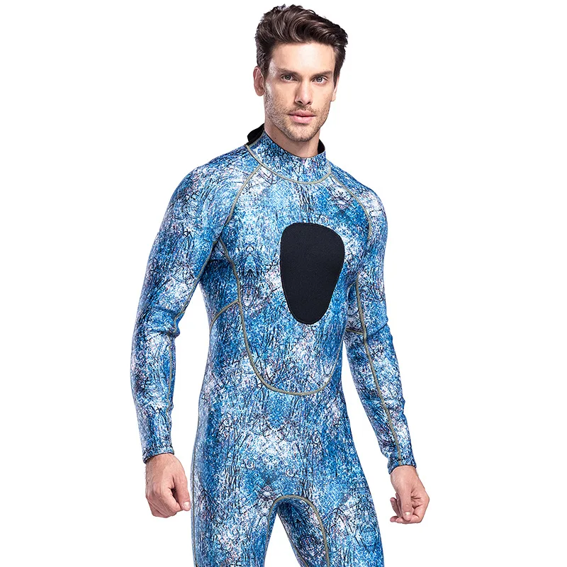 Swimming Diving Water Sport in Cold Water Keep Warm Back Zip Long Sleeve Full Body Men Surf Wetsuit