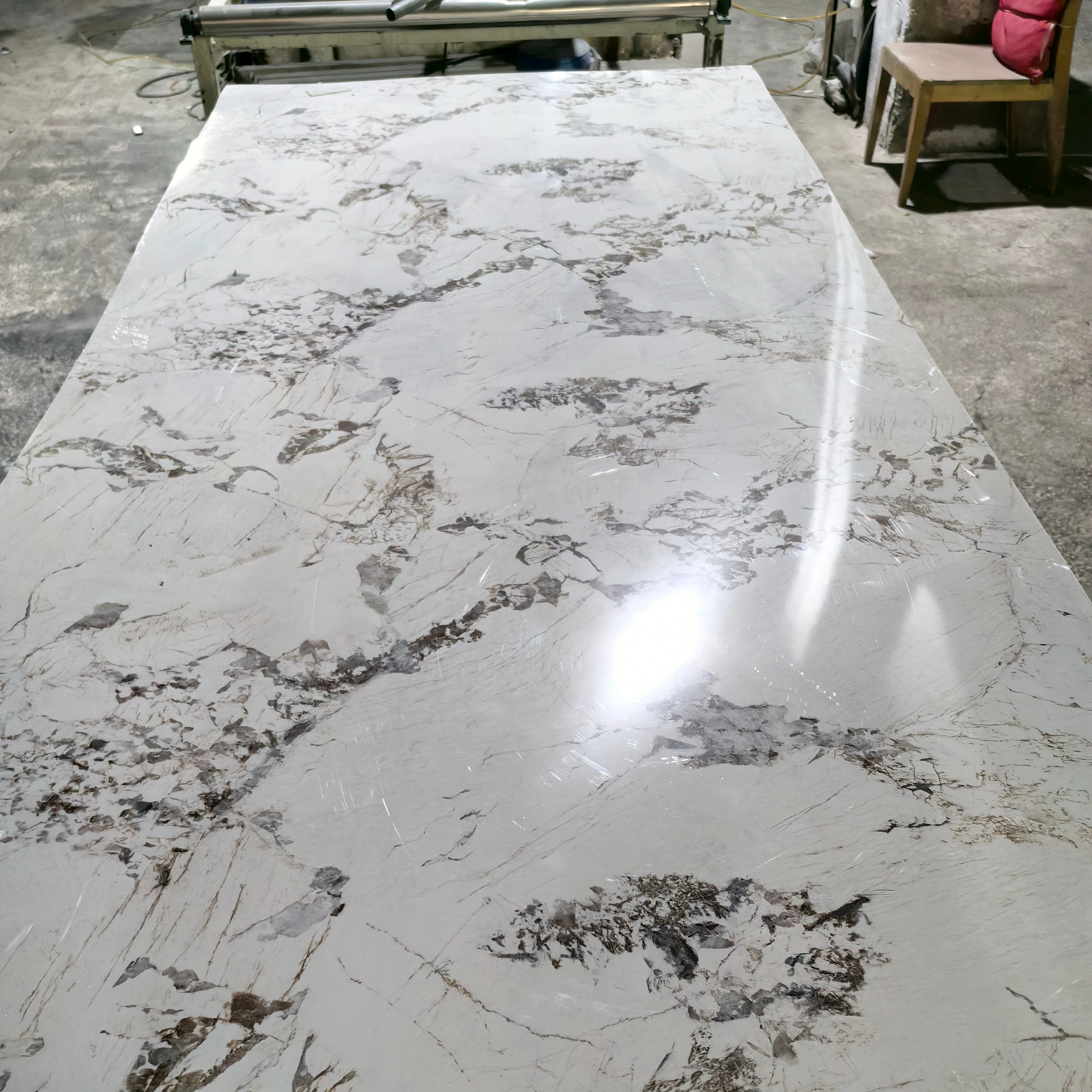 1 22x2 44 м/1 8 м ПВХ мраморная настенная панель внутренние стеновые панели УФ мраморный лист