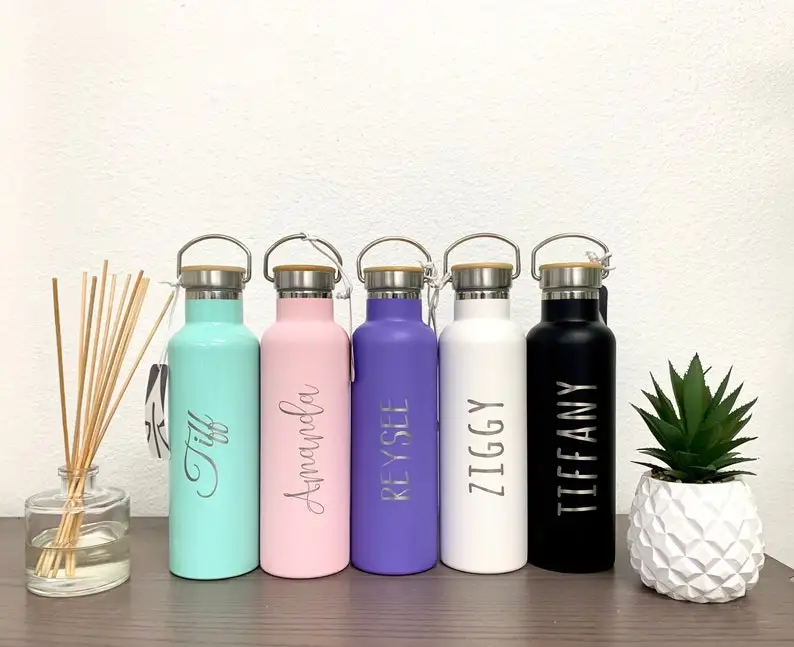 Luxury Water Bottle Thermos For Camping Double Wall Stainless Steel Water Bottle Drinking Flask Sports Drinking Bottle