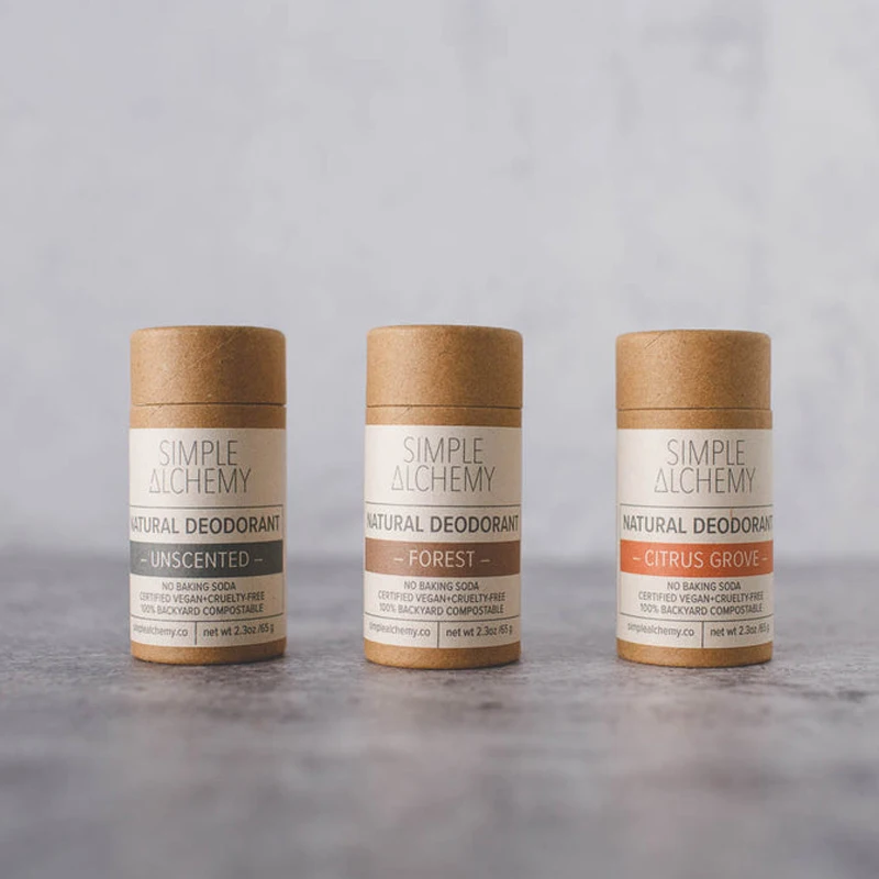 Eco Friendly Lip Balm Container Paper Tube Push Up Lipstick Lip Balm Tubes Cylinder Cardboard Packaging Box