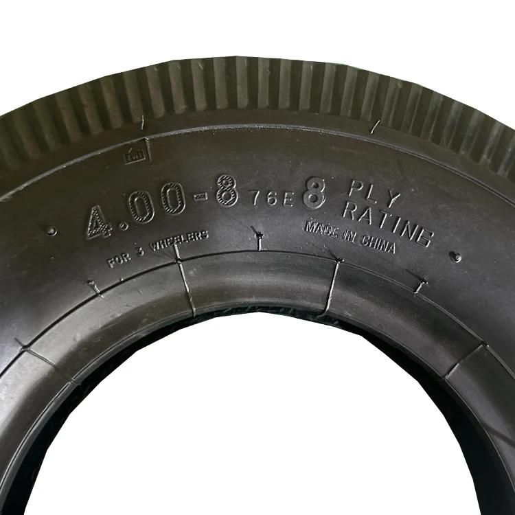Pneumatic Inflatable Rubber Wheelbarrow Wheel Barrow Tire Wheel With 4.00-8
