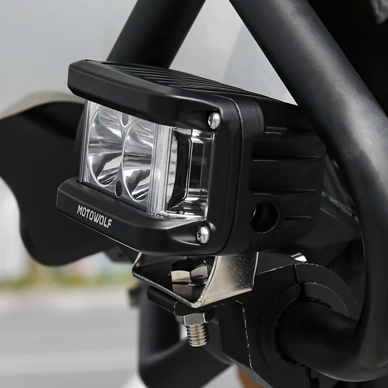 Motowolf светодиодная Стробоскопическая система освещения Motorrad Scheinwerfer Nebelscheinwerfer полицейская лампа-вспышка для