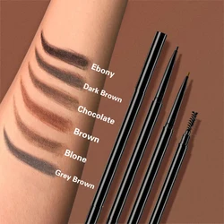 Wholesale 6 Colors Private Label Custom Logo Brow Eyebrow Pencil