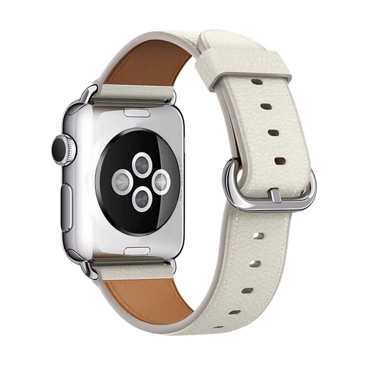 Leather Buckle Watch Band For Real Leather Apple iWatch Strap Series 5 4 3 2 1