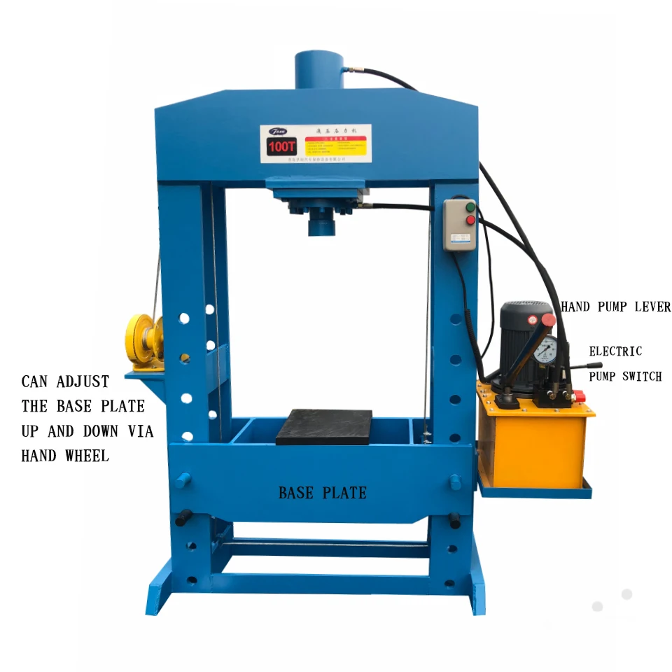 100T H Type Factory Price Hydraulic Press