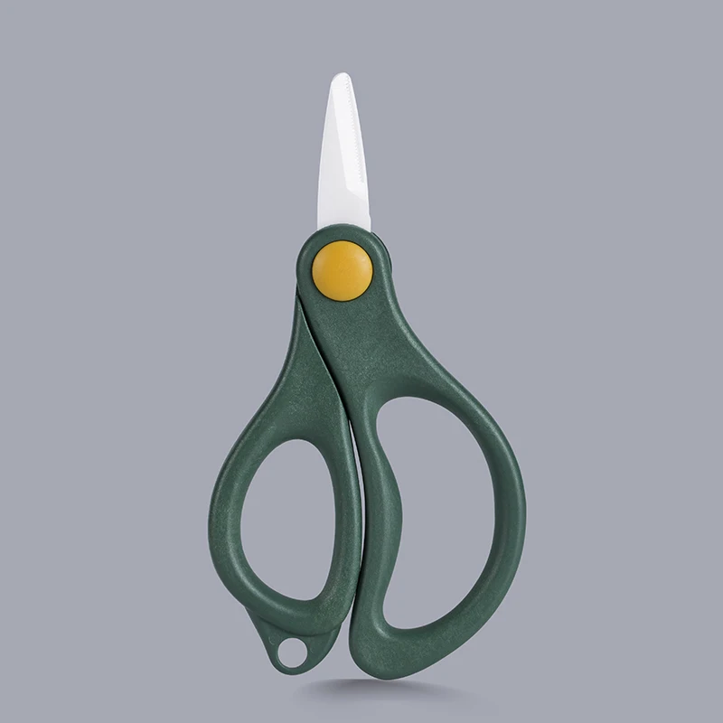 OEM 1 Inch Serrated Edge Fishing Braided Line Cutter Plier Ceramic Scissors