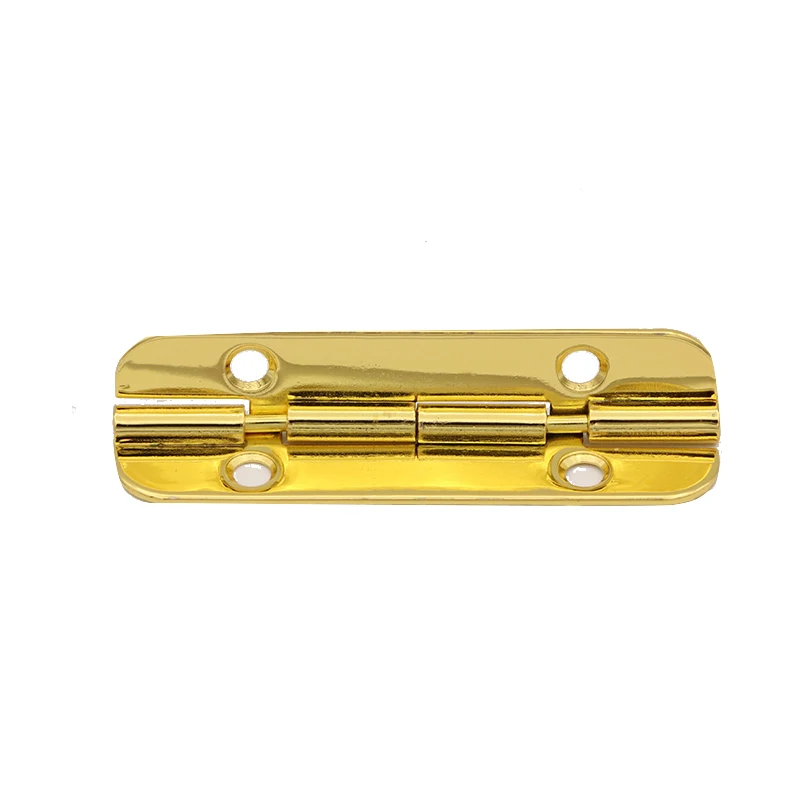 Factory direct supply hot sale metal gold plated round box corner hinge