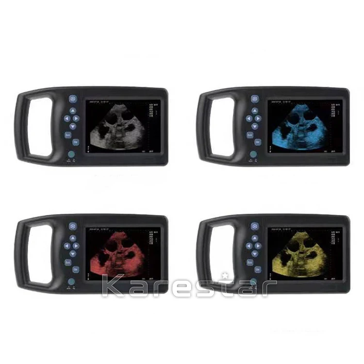 Handheld Vet Cattle Goat B/W Ultrasound Scan Machine Portable Veterinary Ultrasound Machine Scanner for Sheep Pig Cow Pregnancy