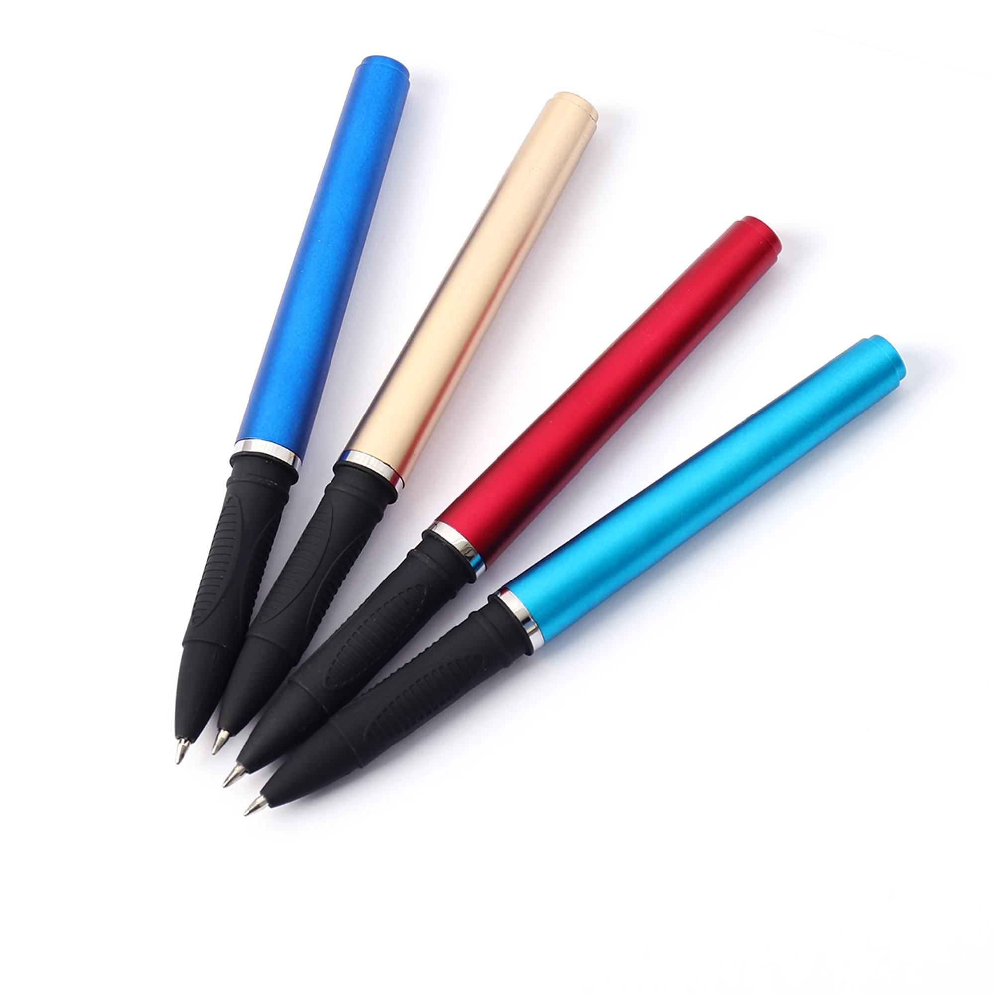 Business custom Logo gel Pens Promotional Pen Gift Wholesale Plastic Metal roller gel  Pen for school