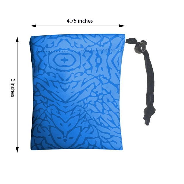 Custom Elephant Print Leather Pouch Golf Valuables Pouch Ball Tee Pouch Bag Custom Logo