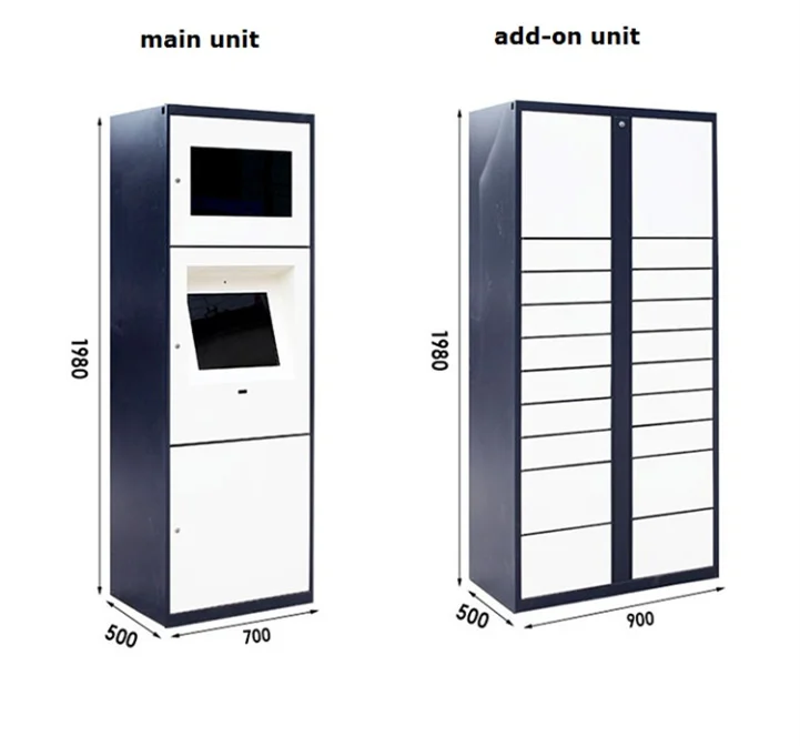 Outdoor Parcel Locker System Electronic Storage Smart Safe Locker Cabinet Electronic Storage Cabinet Smart Box Parcel Locker