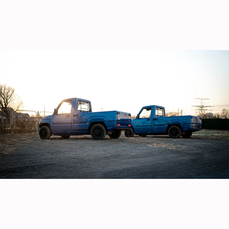Cars Used With EEC/DOT Certificate L7e Improved Pickup Truck  4 wheel cheapest eletric car electric vehicle