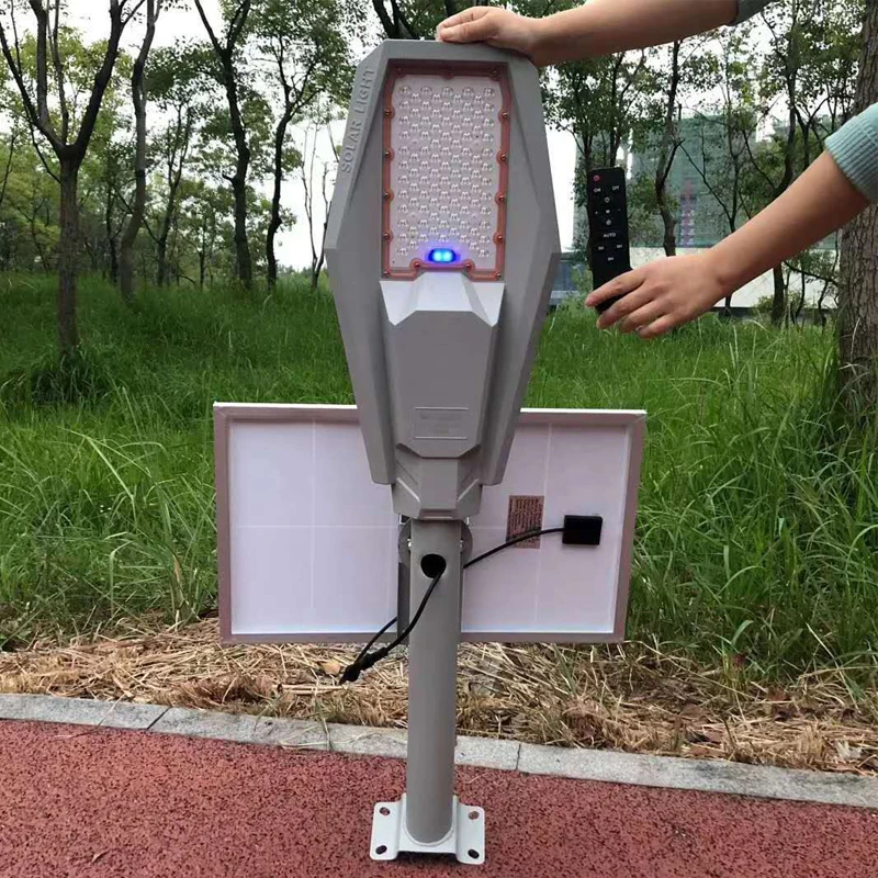 Солнечный уличный свет 100w 200w 300w 400w 500w all in два светодиодный светильник на солнечной