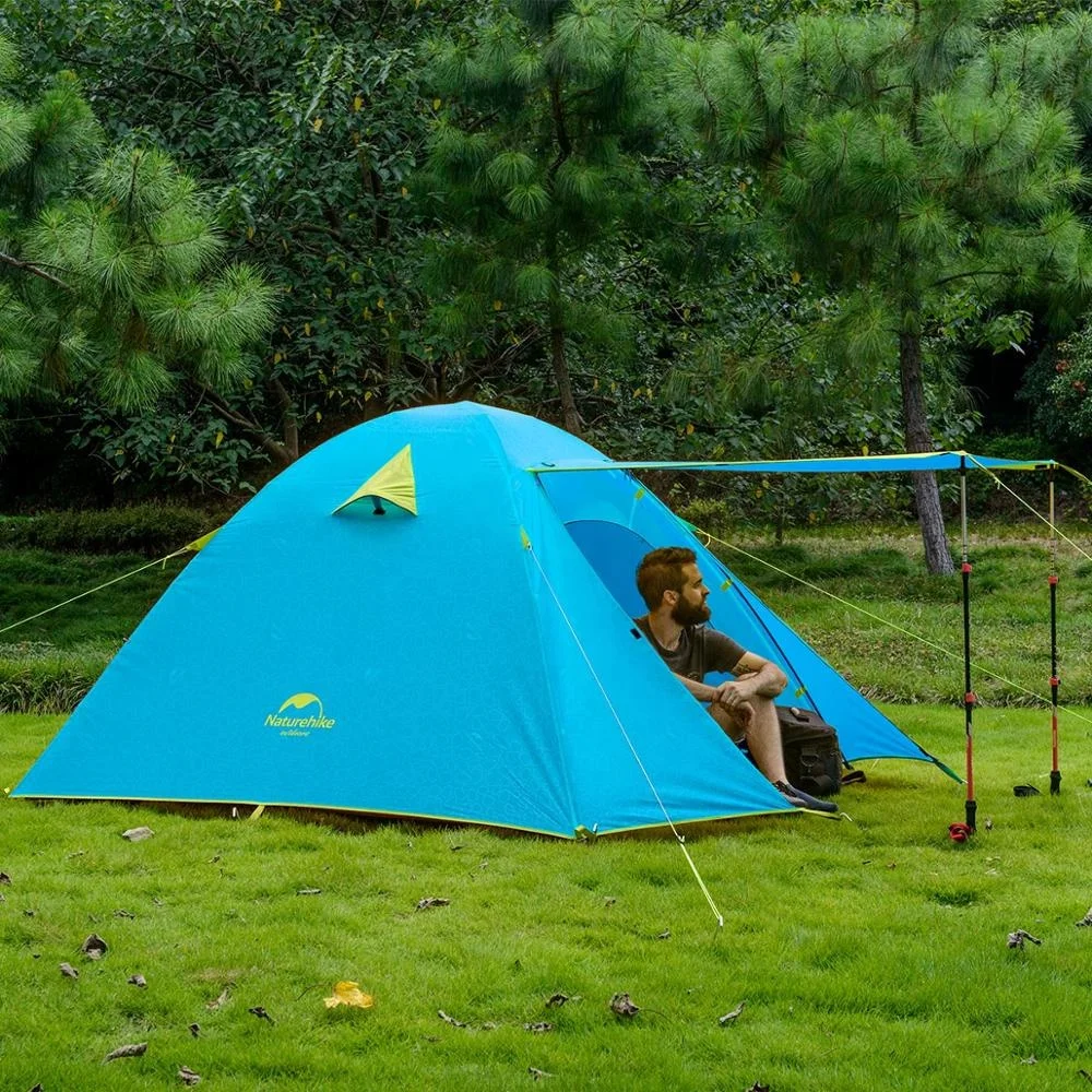 Naturehike P Series Classic Waterproof Rainproof UV Protection Outdoor Camping Tent for 2 person 4 man Tent