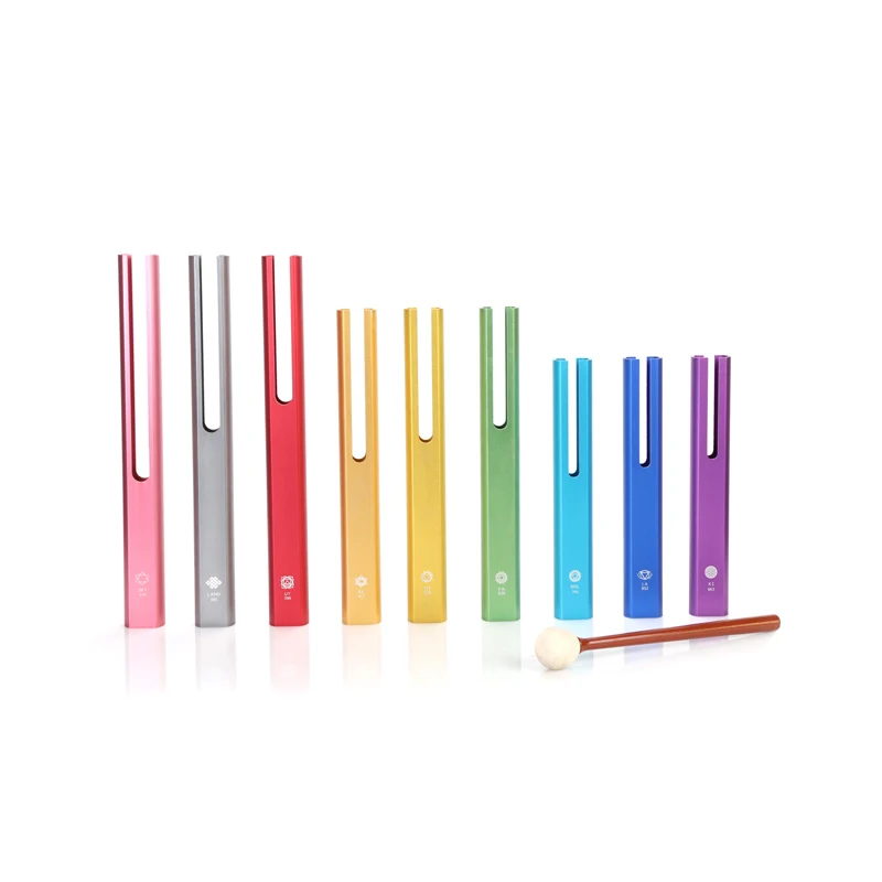 music healing therapy strong vibration sound healing oval tubes musical instruments aluminum tubular bells solfeggio frequencies