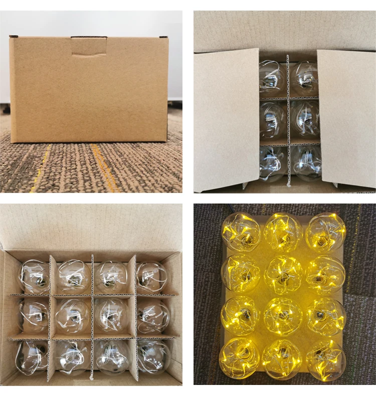 G40 LED String Light Copper Wire Globe Fairy String Garland Light 8 Mode Patio String Light for Wedding Party Holiday Decor