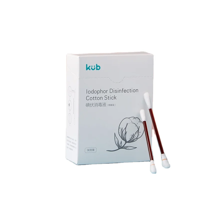 Стерилизационный ватный тампон KUB, одноразовый йод, жидкий наполненный ватный тампон