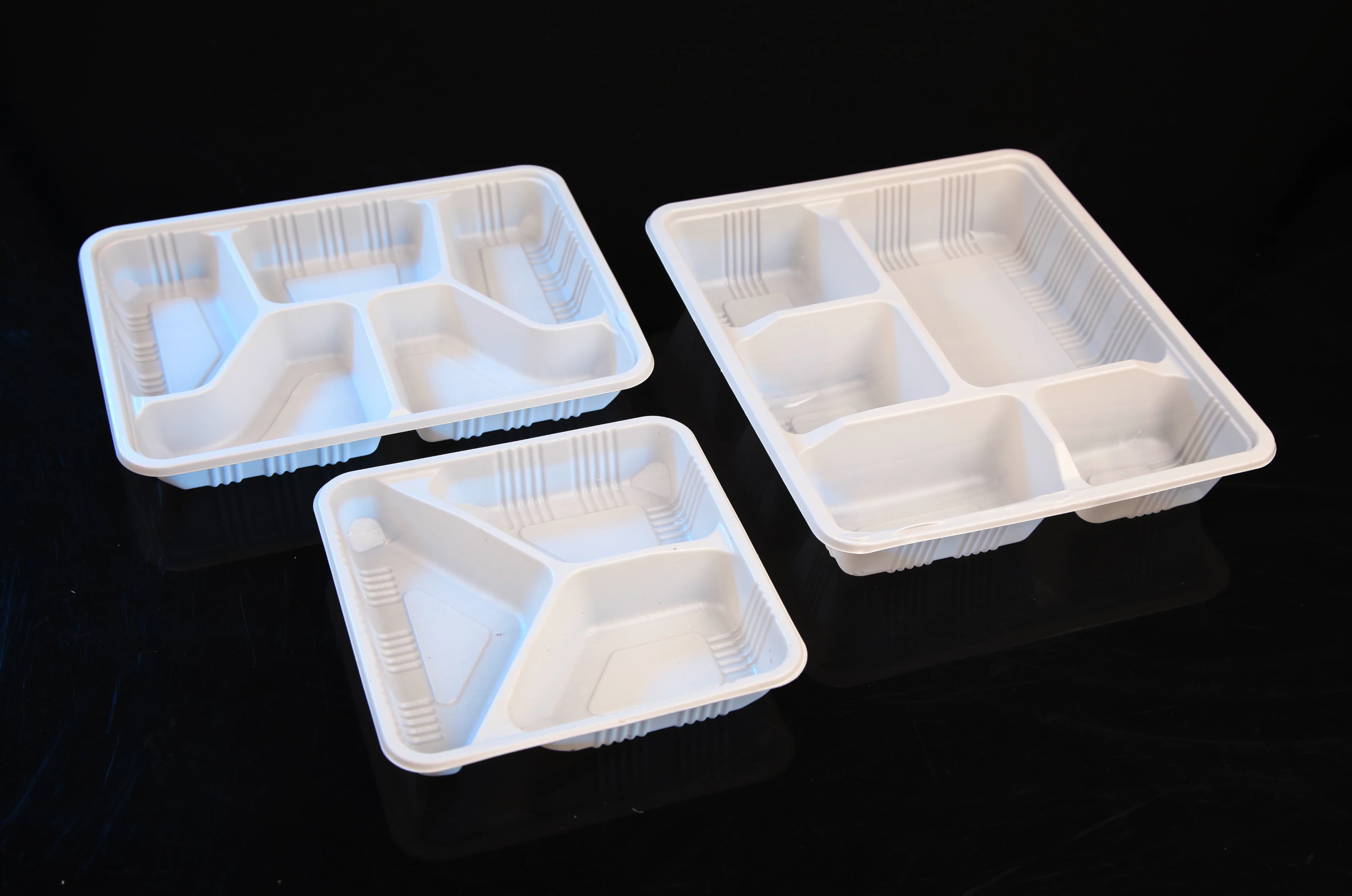 4-Station Automatic Pressure ABS Sheet Thermoforming Machine Bops Plastic Thermoforming Machine