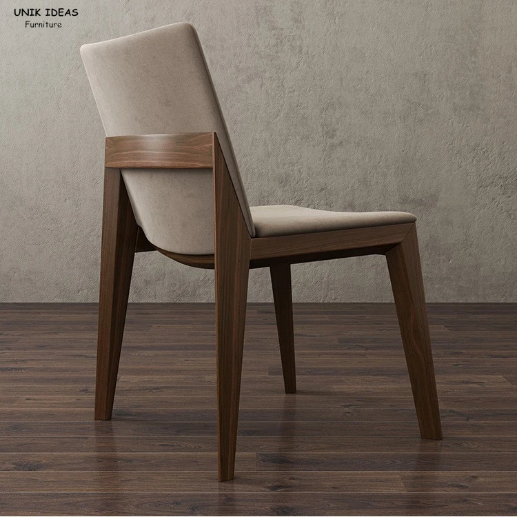 Simple design home furniture Solid Wood Nordic style restaurant commercial Dining Chairs living room leisure dining chairs