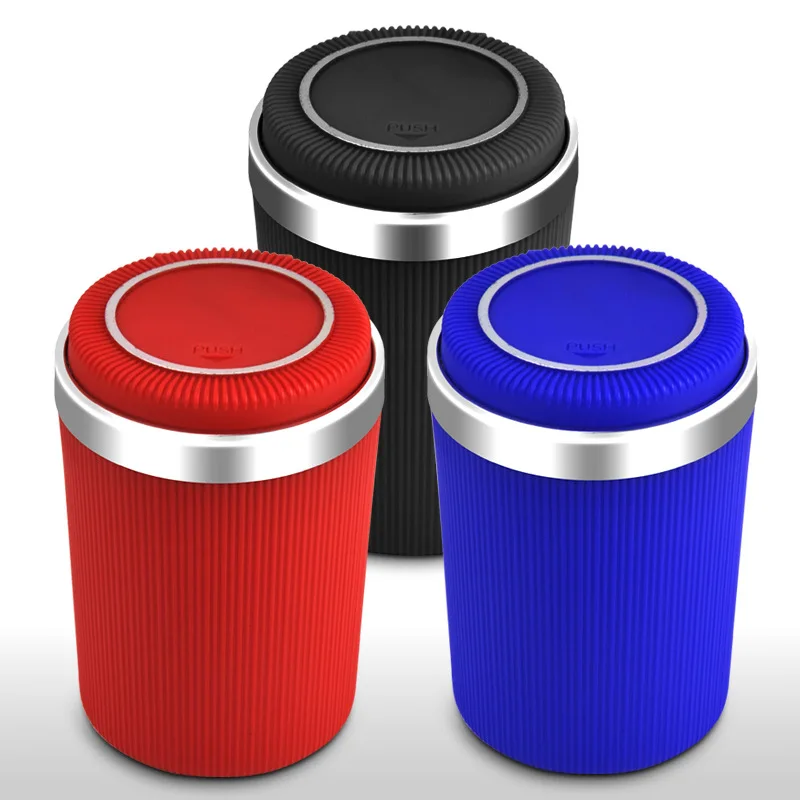 Car accessories explosive car interior decorations, creative new products, push-type multi-function car ashtray