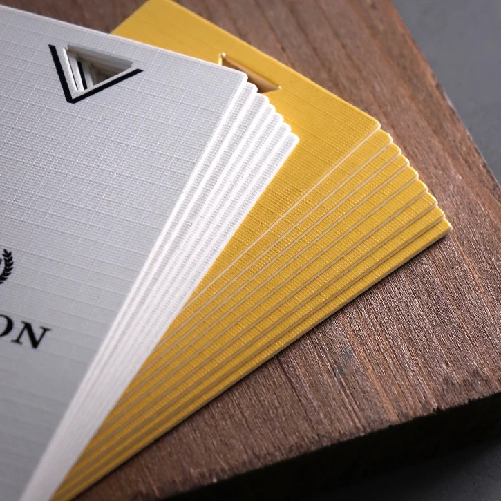 
Best Selling Printing embossed Textured Paper Swing Hang Tag For Clothing 