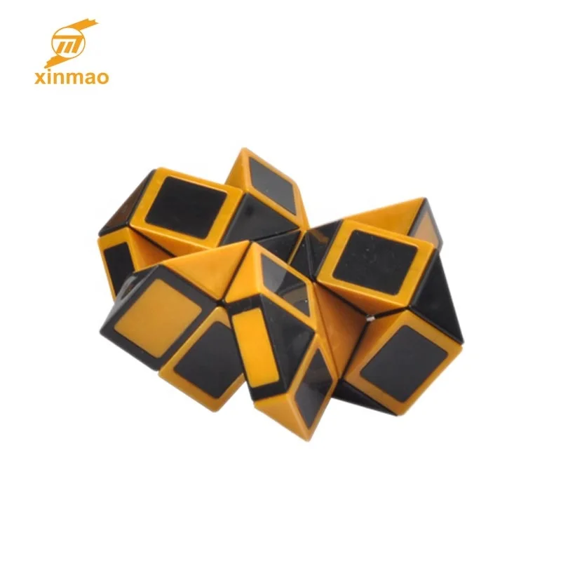 2020 hot selling 60 Link Magic Snake Intelligent plastic magic ruler cube puzzle toy Twist puzzle snake