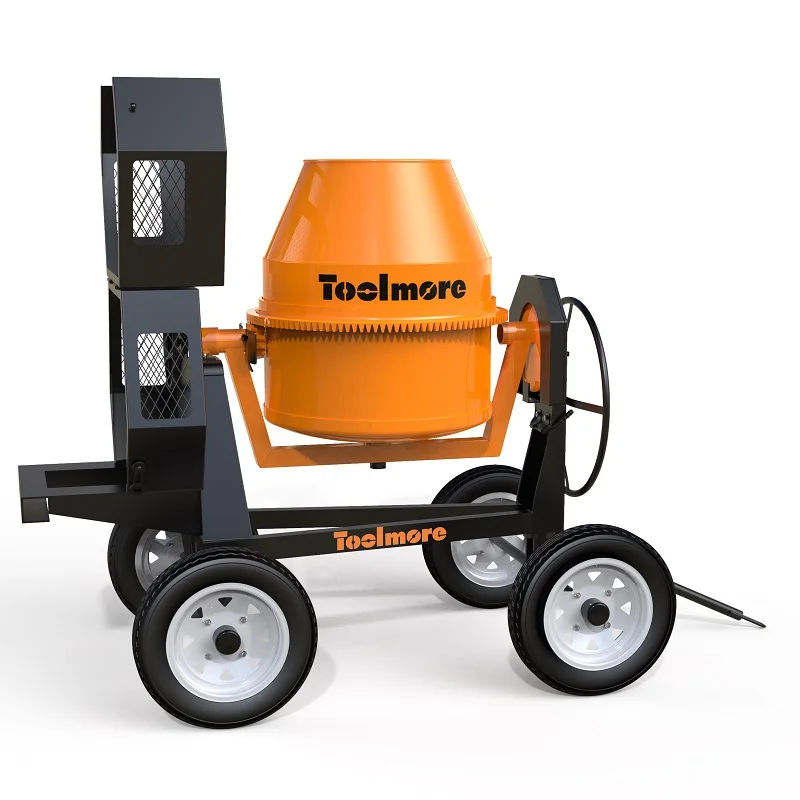 Factory price 600L 9hp portable gasoline engine concrete mixer towable concrete cement mixers for construction work