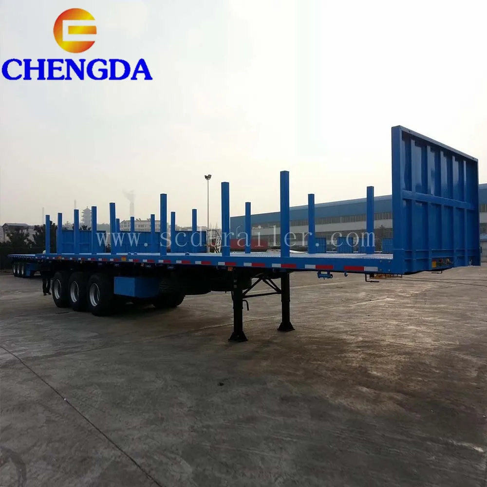3 Axle Wood Timber Logs Transport semi-trailer