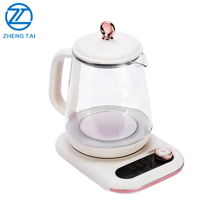 The Hottest Model Multi-purpose Electric Kettle High Borosilicate Glass Tea Machine Program Control Panel Base